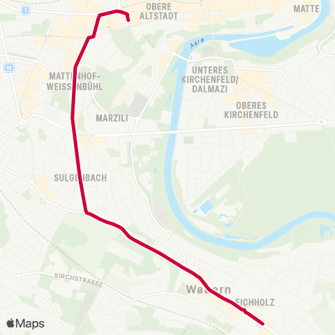 BERNMOBIL Bern, Bahnhof - Wabern, Tram-Endstation map