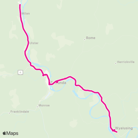 BeST Towanda Wysox Wyalusing map