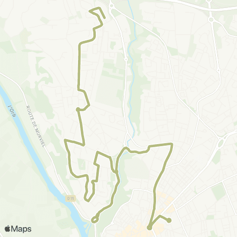 beeMob De Gaulle - Bonaval map