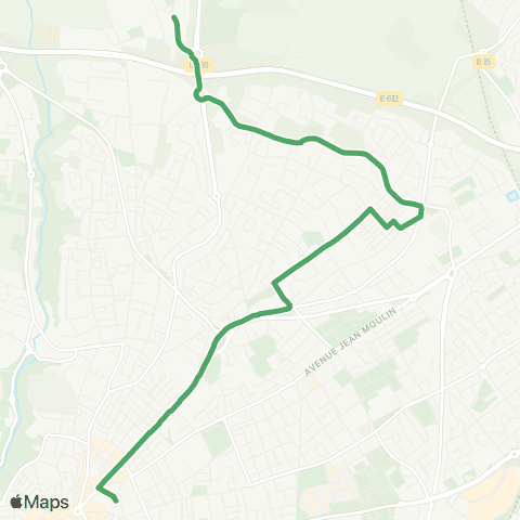 beeMob De Gaulle - Mercorent map