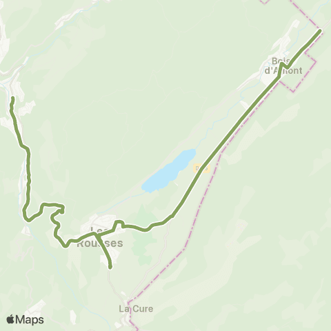 Mobigo 39 - Jura Hauts de Bienne - Bois Amont map
