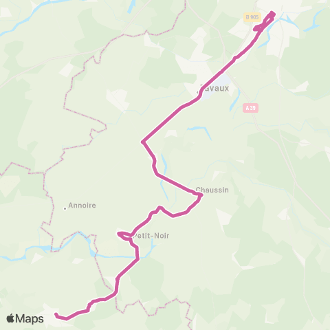 Mobigo 39 - Jura Pierre de Bresse - Dole map