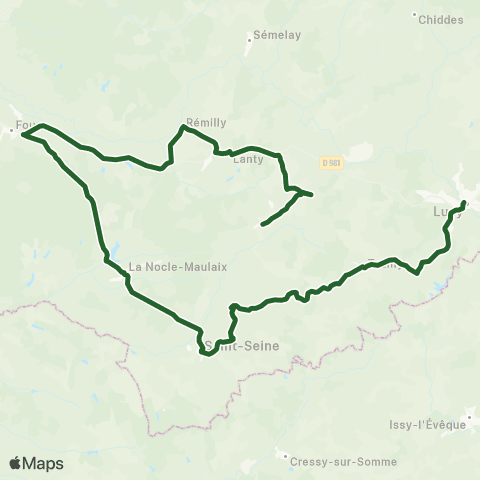 Mobigo 58 - Nièvre TAD Luzy map