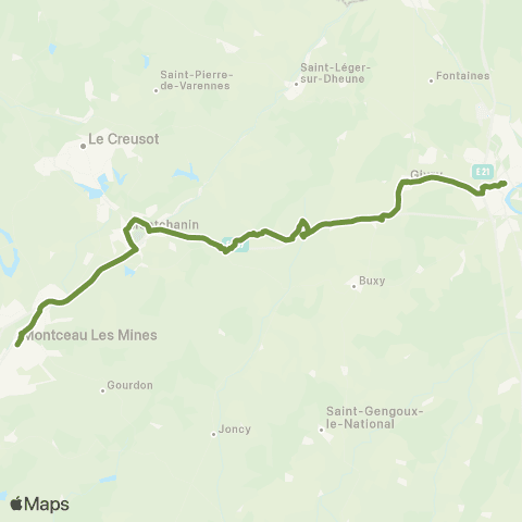 Mobigo 71 - Saône et Loire Doublage scolaire Lr711 et Lr712 map