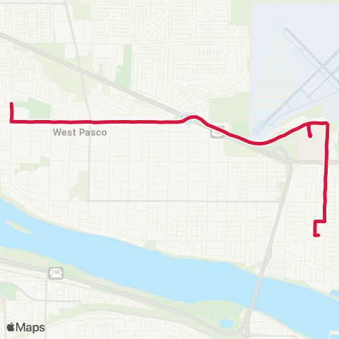 Ben Franklin Transit Route 68 map