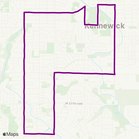 Ben Franklin Transit Route 41 map