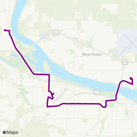 Ben Franklin Transit Metro Route 1 map