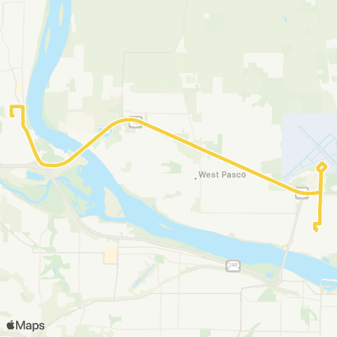 Ben Franklin Transit Express 2 map