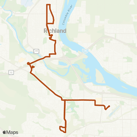Ben Franklin Transit Route 123s Overload Tripper map