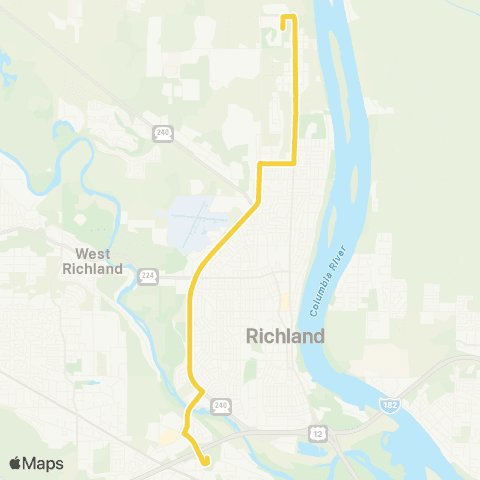 Ben Franklin Transit Express 27 map