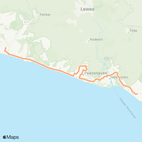Brighton & Hove Bus and Coach Company Brighton Station - Meridian Centre map