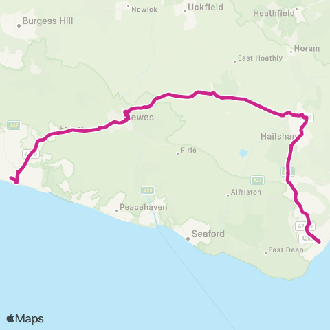 Brighton & Hove Bus and Coach Company Gildredge Road - Imperial Arcade map