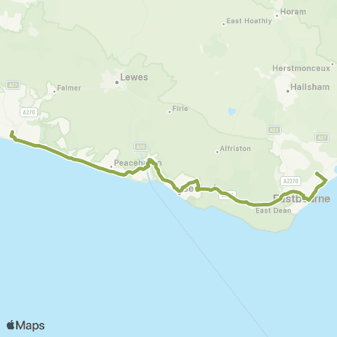 Brighton & Hove Bus and Coach Company Brighton Station - Library map