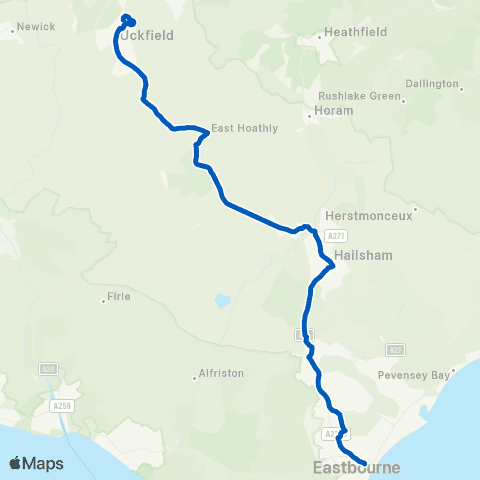 Brighton & Hove Bus and Coach Company Gildredge Road - Bus Station map