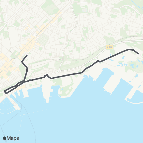 Bibus Brest Liberté - Brest Chevillotte map