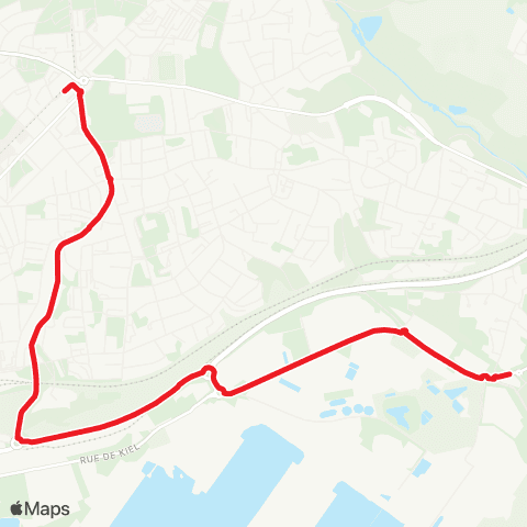 Bibus Océanopolis - Place de Strasbourg map