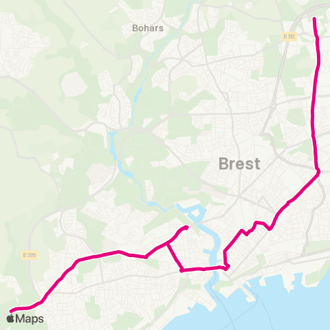 Bibus Bus de Remplacement de la Ligne A map