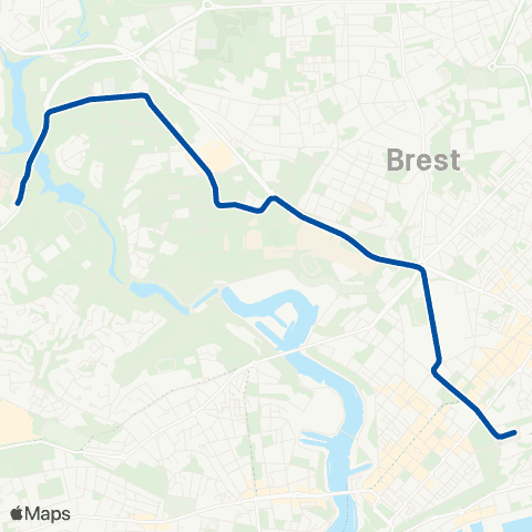 Bibus Gares - CHU la Cavale map