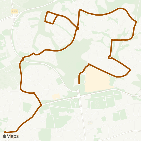 Bibus Scolaires Kerfeunteun - Fontaine Margot map
