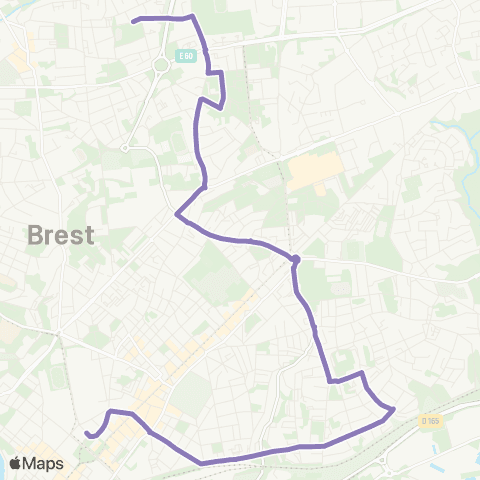 Bibus Scolaires Liberté - Pen Ar C'Hleuz map