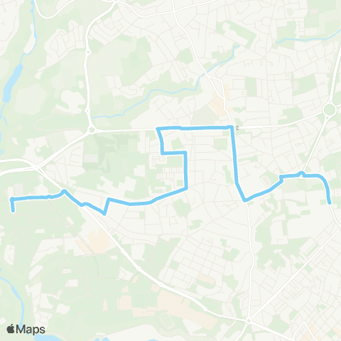 Bibus Scolaires Gascogne - Kerichen Lesven map