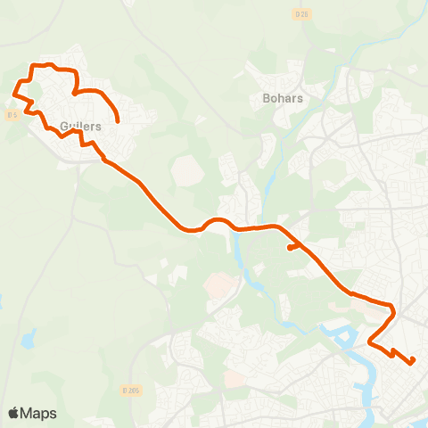 Bibus Scolaires Guilers Croas Ar Pennoc - Liberté Morvan map