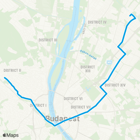 BKK Pasaréti Tér / Rákospalota, Kossuth Utca map