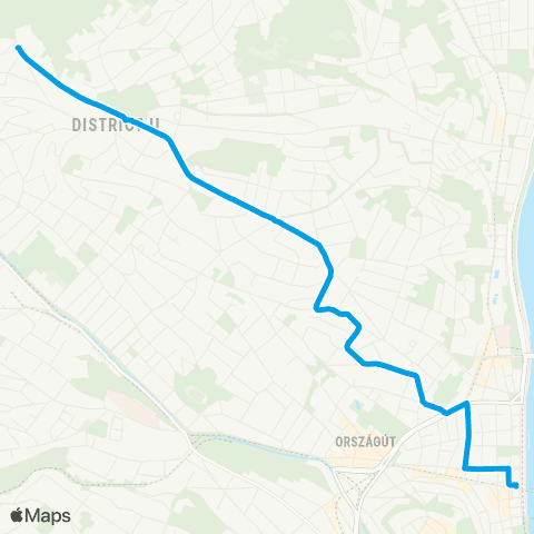 BKK Batthyány Tér M+H / Nagybányai Út map