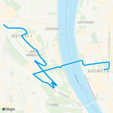 BKK Deák Ferenc Tér M / Széll Kálmán Tér M map