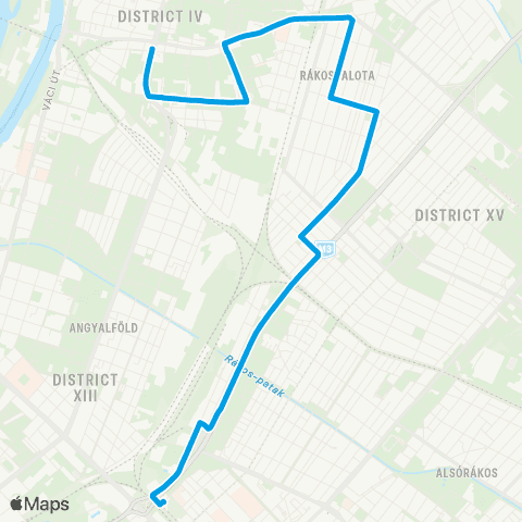 BKK Mexikói Út M / Újpest-Központ M map