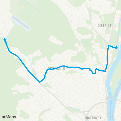BKK Szentlélek Tér H / Hűvösvölgy map