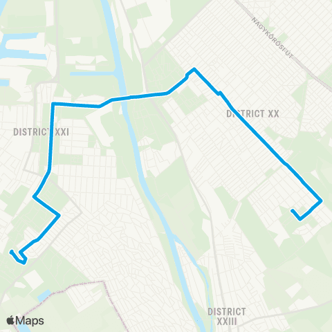 BKK Csepel, Csillagtelep / Szentlőrinci Úti Lakótelep map