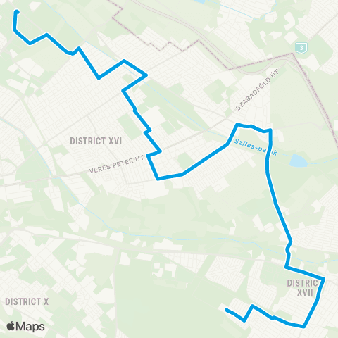 BKK Újpalota, Nyírpalota Út / Újmajori Utca map