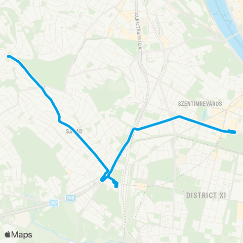 BKK Újbuda-Központ M / Mindszenty József Bíboros Tér map