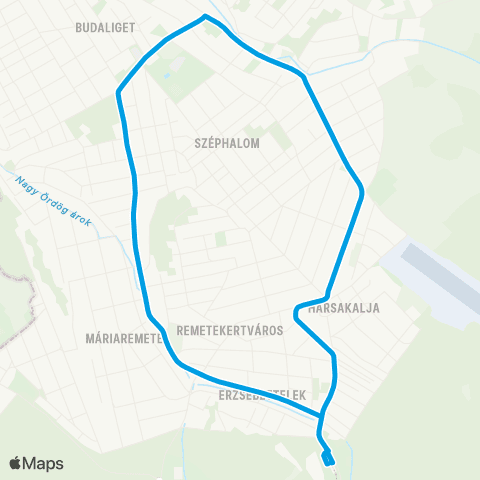 BKK Hűvösvölgy / Hunyadi János Utca map