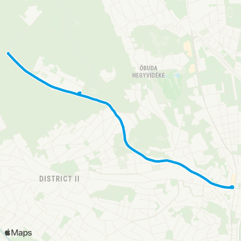 BKK Kolosy Tér / Szépvölgyi Dűlő map