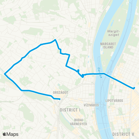 BKK Nyugati Pályaudvar M / Széll Kálmán Tér M map
