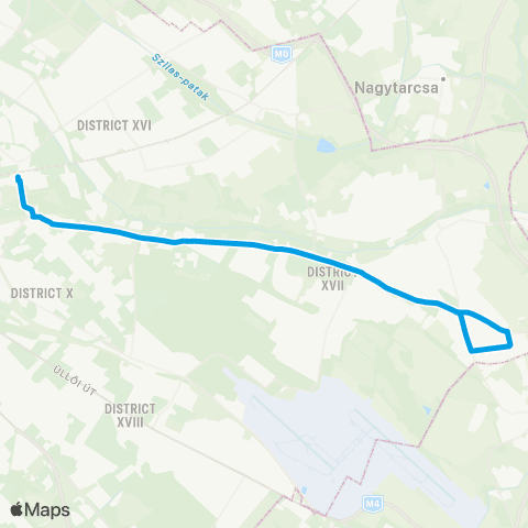 BKK Örs Vezér Tere M+H / Kucorgó Tér map