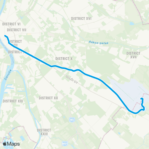 BKK Deák Ferenc Tér M / Liszt Ferenc Airport 2 map