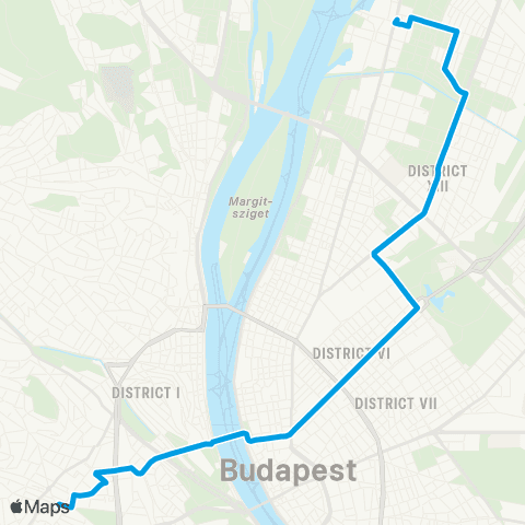 BKK Apor Vilmos Tér / Gyöngyösi Utca M map