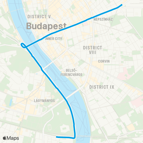 BKK Budapart / Keleti Pályaudvar M map