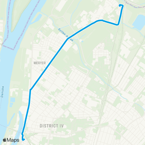 BKK Újpest-Városkapu M / Káposztásmegyer, Mogyoródi-Patak map