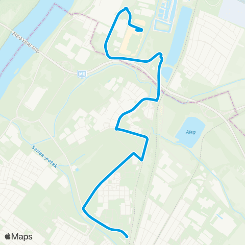 BKK Káposztásmegyer, Szilas-Patak / Dunakeszi, Auchan Áruház map