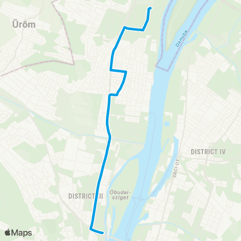 BKK Szentlélek Tér H / Békásmegyer, Újmegyeri Tér map