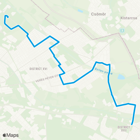 BKK Újpalota, Nyírpalota Út / Rákoskeresztúr, Városközpont map