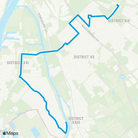 BKK Kőbánya-Kispest M / Csepel, Soroksári Rév map