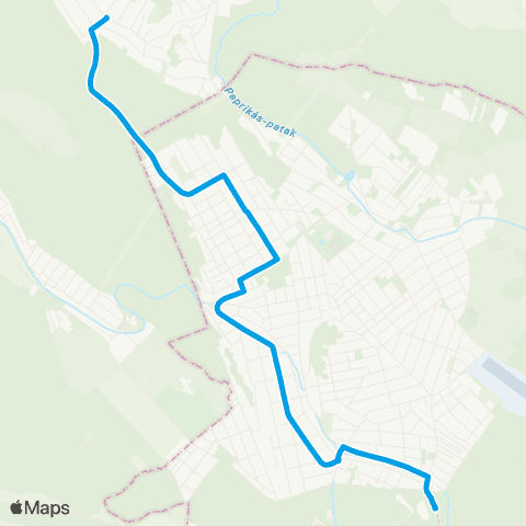 BKK Hűvösvölgy / Solymár, Kerekhegy map