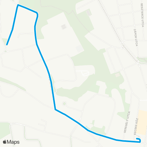 BKK Kolosy Tér / Kolostor Út map