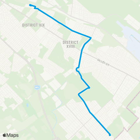 BKK Kőbánya-Kispest M / Pestszentimre, Benjámin Utca map