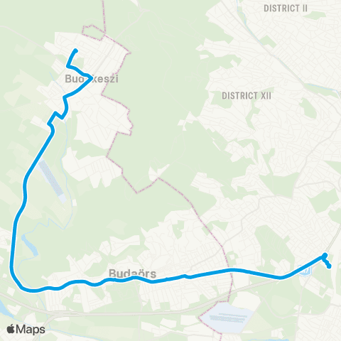 BKK Kelenföld Vasútállomás M / Budakeszi, Honfoglalás Sétány map